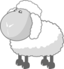 Chibi Sheep Clip Art